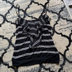 Express striped rule front camisole top